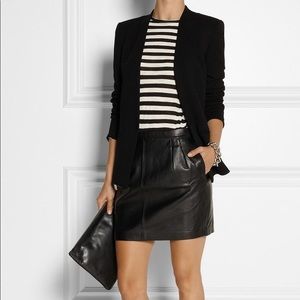 Like NEW!!! BLK DNM 20 Leather Mini Skirt